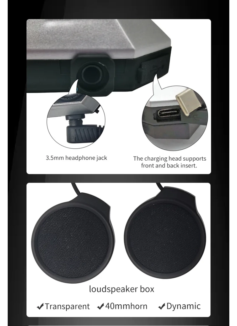B22B Motosiklet Kask Kulaklık Bluetooth intercom