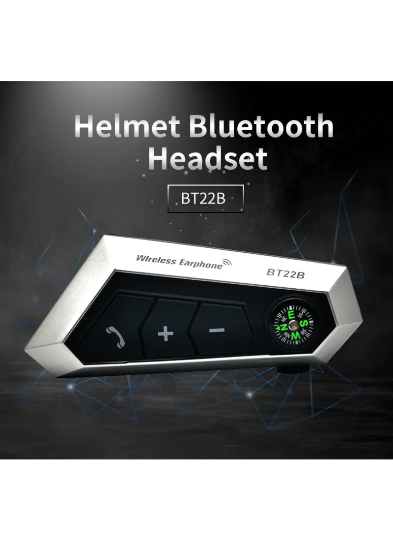 B22B Motosiklet Kask Kulaklık Bluetooth intercom