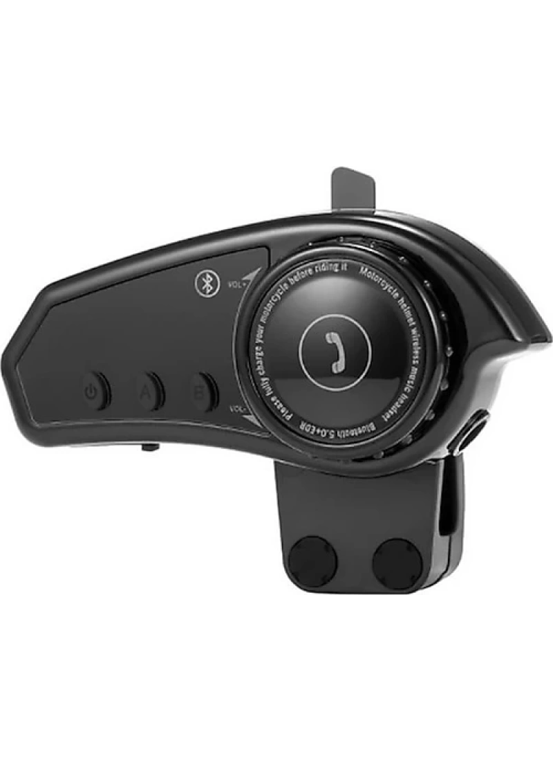 BT35 RGB intercom Motosiklet Kask Siyah BT 5.0 Mikrofonlu IP67 Waterproof Asistan Destekli Kulaklık