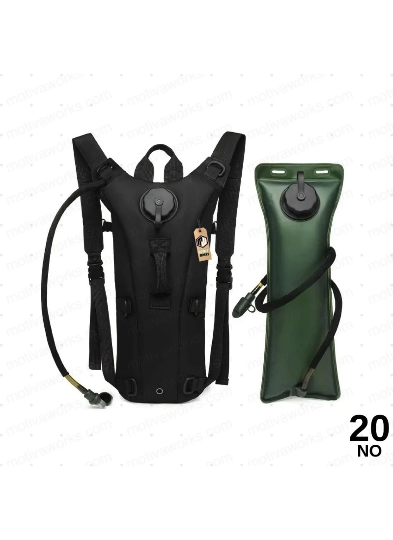44CM Camelbak Suluk Sırt Çantası Siyah 2LT, Suluklu Çanta NO20