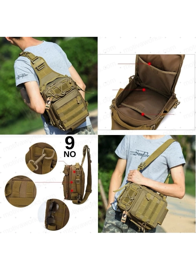 28cm Çöl Sarısı 18 LT Taktik Omuz Çantası NO9