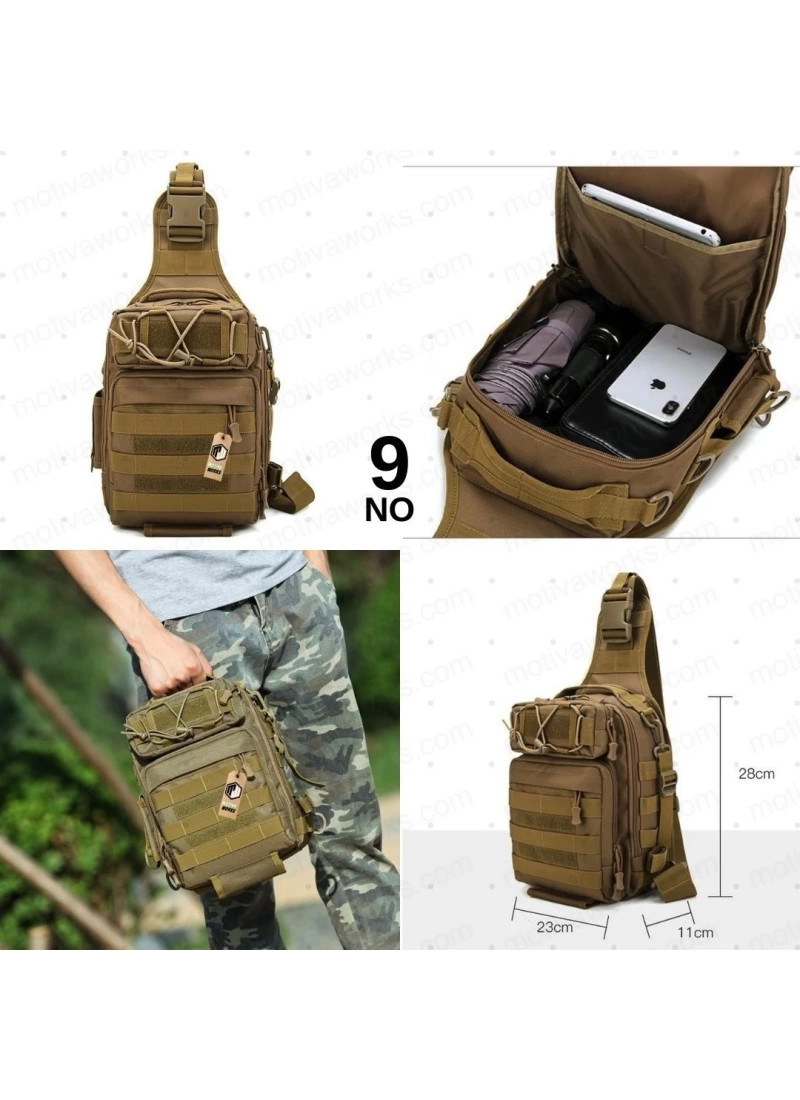 28cm Çöl Sarısı 18 LT Taktik Omuz Çantası NO9