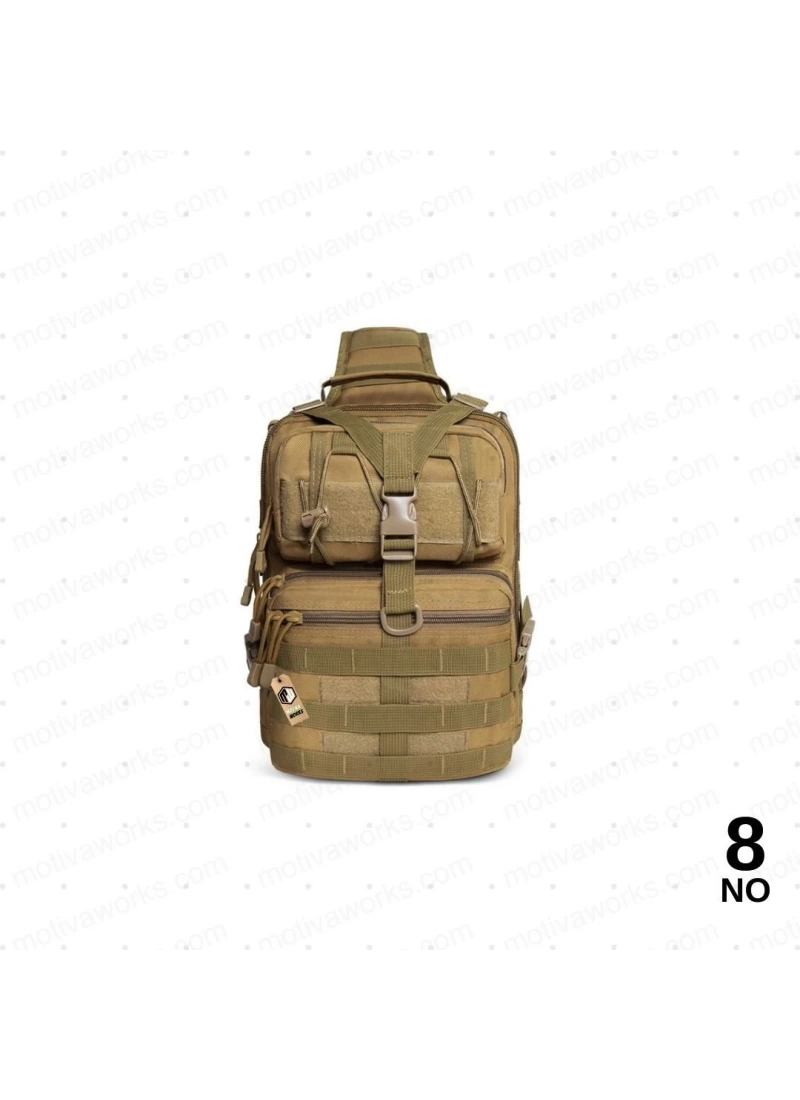 35CM Çöl Sarısı 20 LT Taktik Omuz Çantası 14in NO8