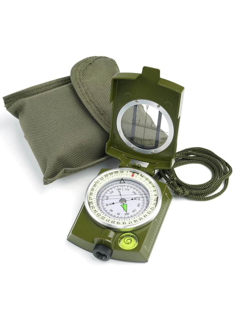 Hiking Survival Compass Military Grade Waterproof Scout Compass Gift for Kids Backpack Camping Hiking Map Navigation