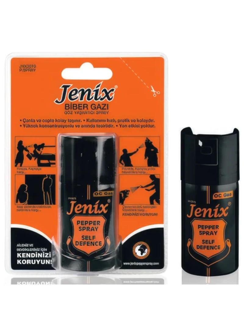 Jenix Kişisel Koruyucu Sprey Biber Suyu Gazı 40ml.