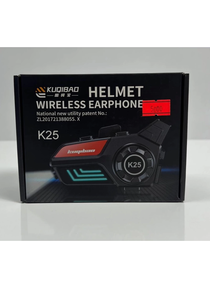 K25 2X BT5.3 intercom Led Fenerli Sesli Asistan Gürültü Engelleme Su Geçirmez Kask Kulaklığı