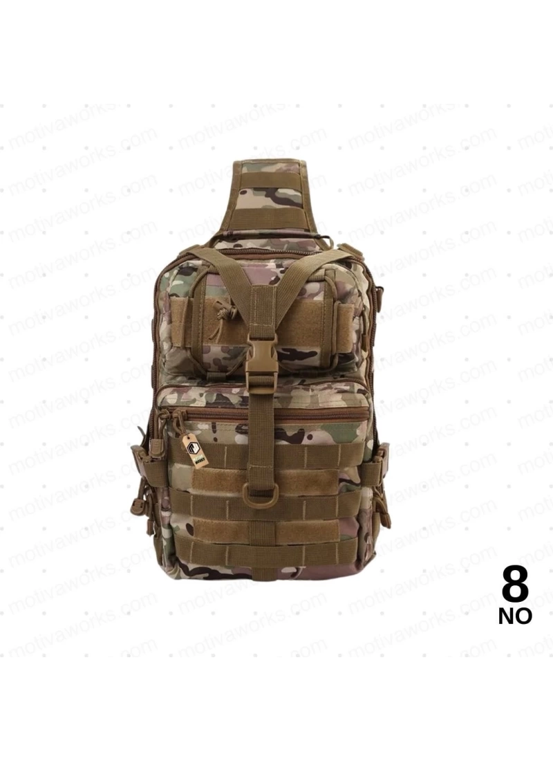 35cm Kamuflaj Multicam 20 LT Taktik Omuz Çantası 14in NO8