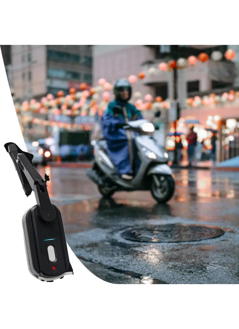 Kask Sileceği Motosiklet Şarjlı Otomatik Kask Sileceği Tüm Kasklara Uyumlu