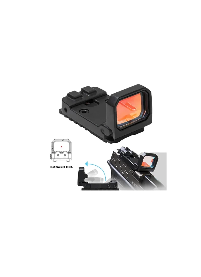 M4 Flipdot Taktikal Renkli Katlanır Reddot