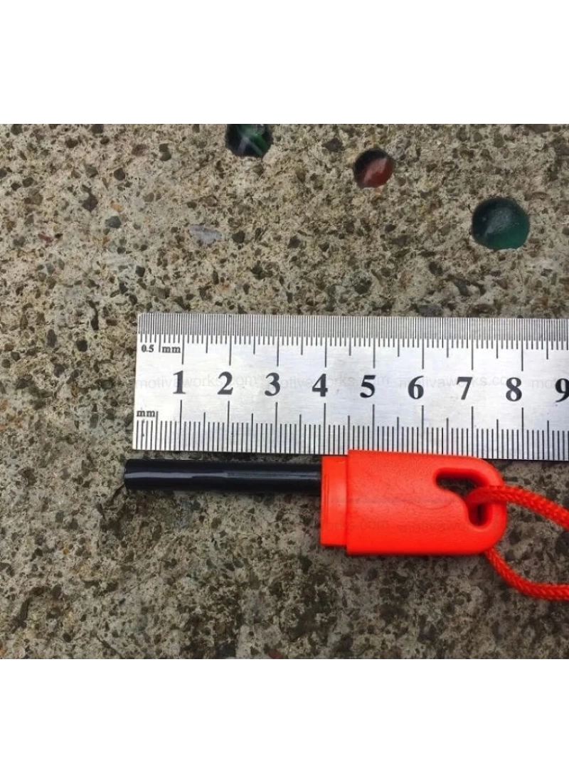 Magnezyum Ateş Başlatıcı Acil Durum Ürünü – Magnezyum Çubuk,Kıvılcım Çubuğu, Su Geçirmez ve Hava Koşullarına Dayanıklı