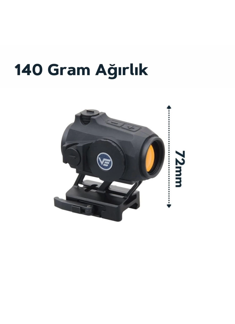 Maverick-IV 1x20 Mini Reflex Sight MIL RUBBER SIYAH