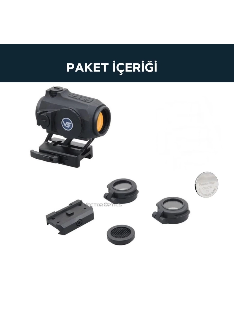 Maverick-IV 1x20 Mini Reflex Sight MIL RUBBER SIYAH