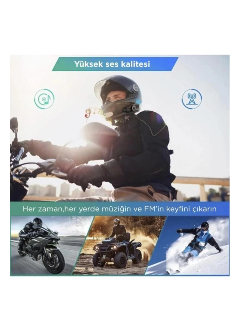 Maxto M3 Akıllı Kameralı BT 5.0 Kask İçi intekom– Full HD Video, Interkom, FM, Suya Dayanıklı, Geniş Açılı Lensli