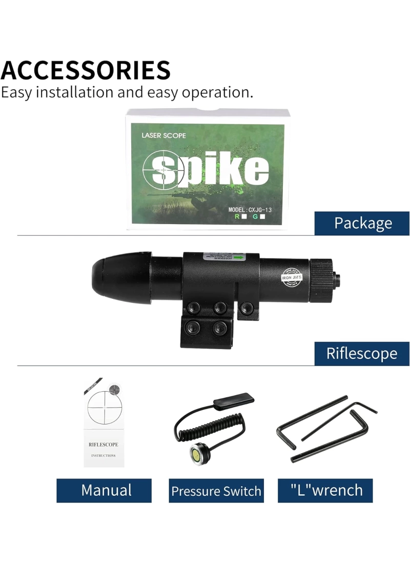 Motiva Airsoft Avcılık Kompakt Ayarlanabilir Lazer (Kırmızı)