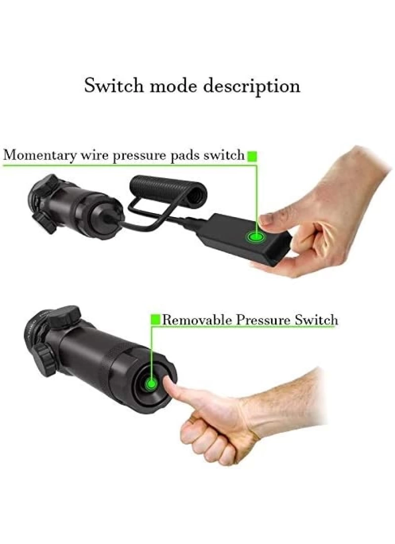Pinty Hunting Rifle Green Laser Sight Dot Scope Adjustable with Mounts lazer