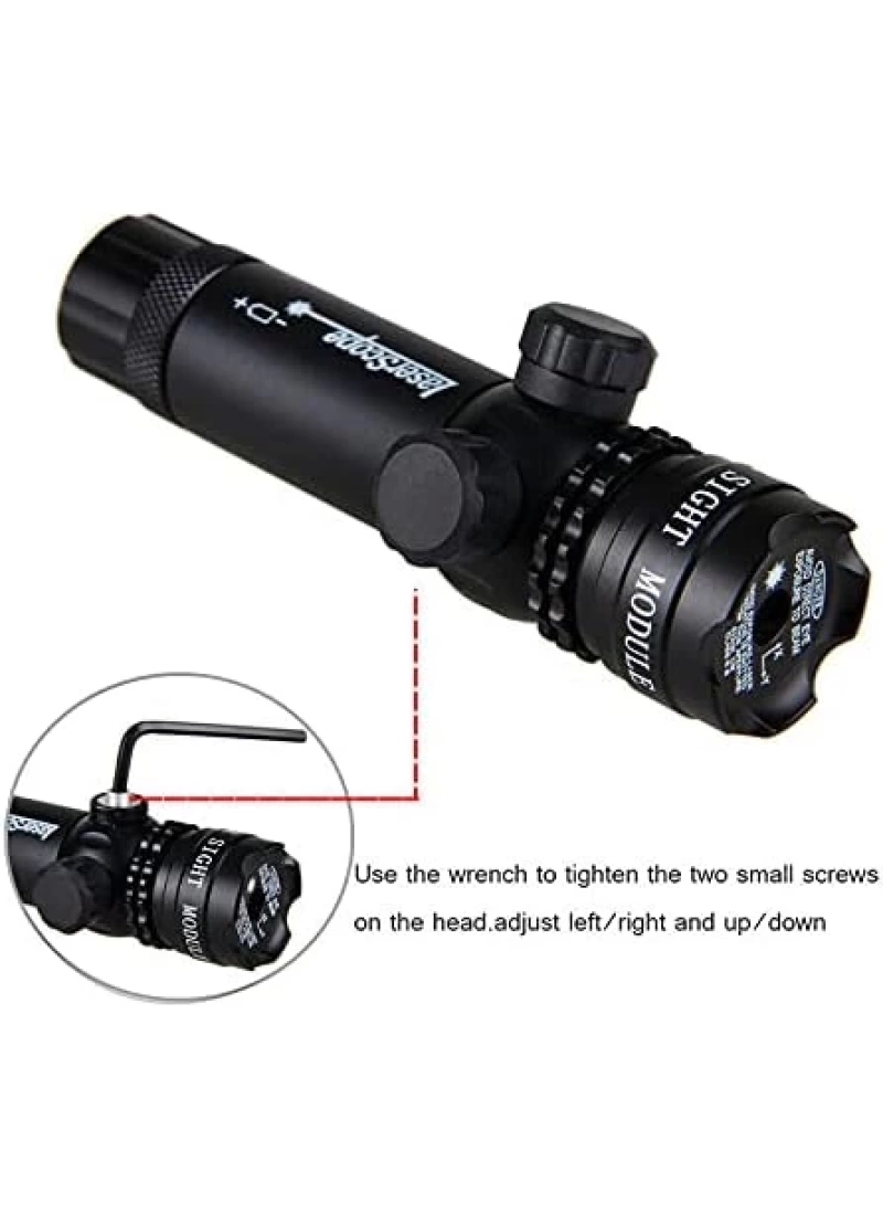 Pinty Hunting Rifle Green Laser Sight Dot Scope Adjustable with Mounts lazer