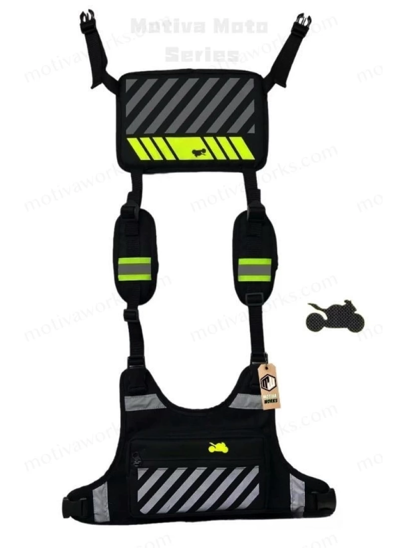 Motorcycle Bicycle Reflective Chest Bag