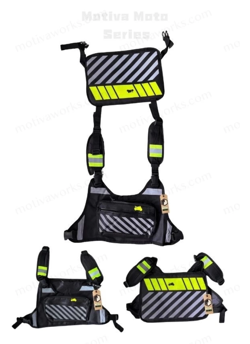 Motorcycle Bicycle Reflective Chest Bag