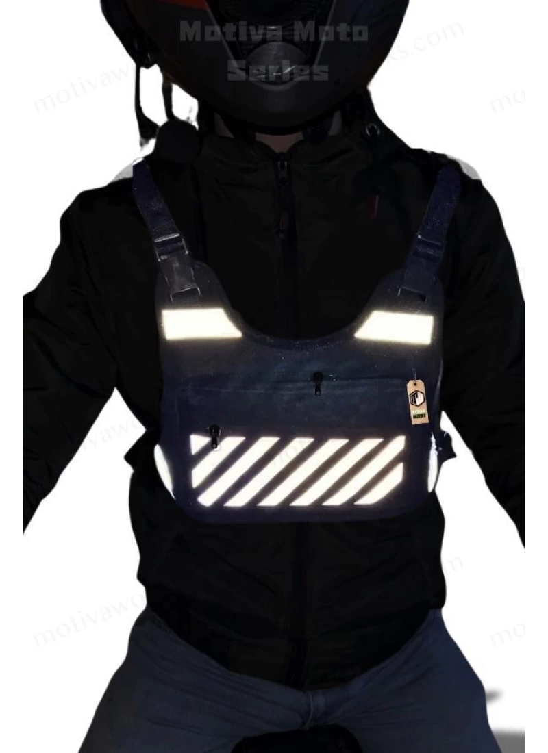 Motorcycle Bicycle Reflective Chest Bag
