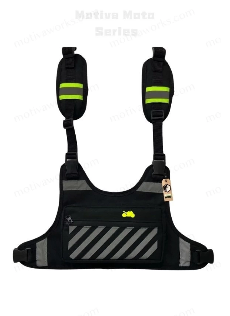 Motorcycle Bicycle Reflective Chest Bag