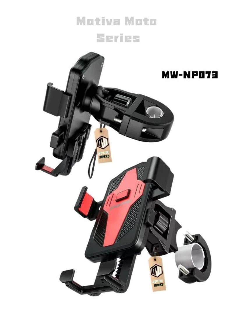 Motosiklet Telefon Tutucu Güçlü Gidon Bağlantılı 4.5 ila 7.0 inch Oversize Evrensel Model MNP073