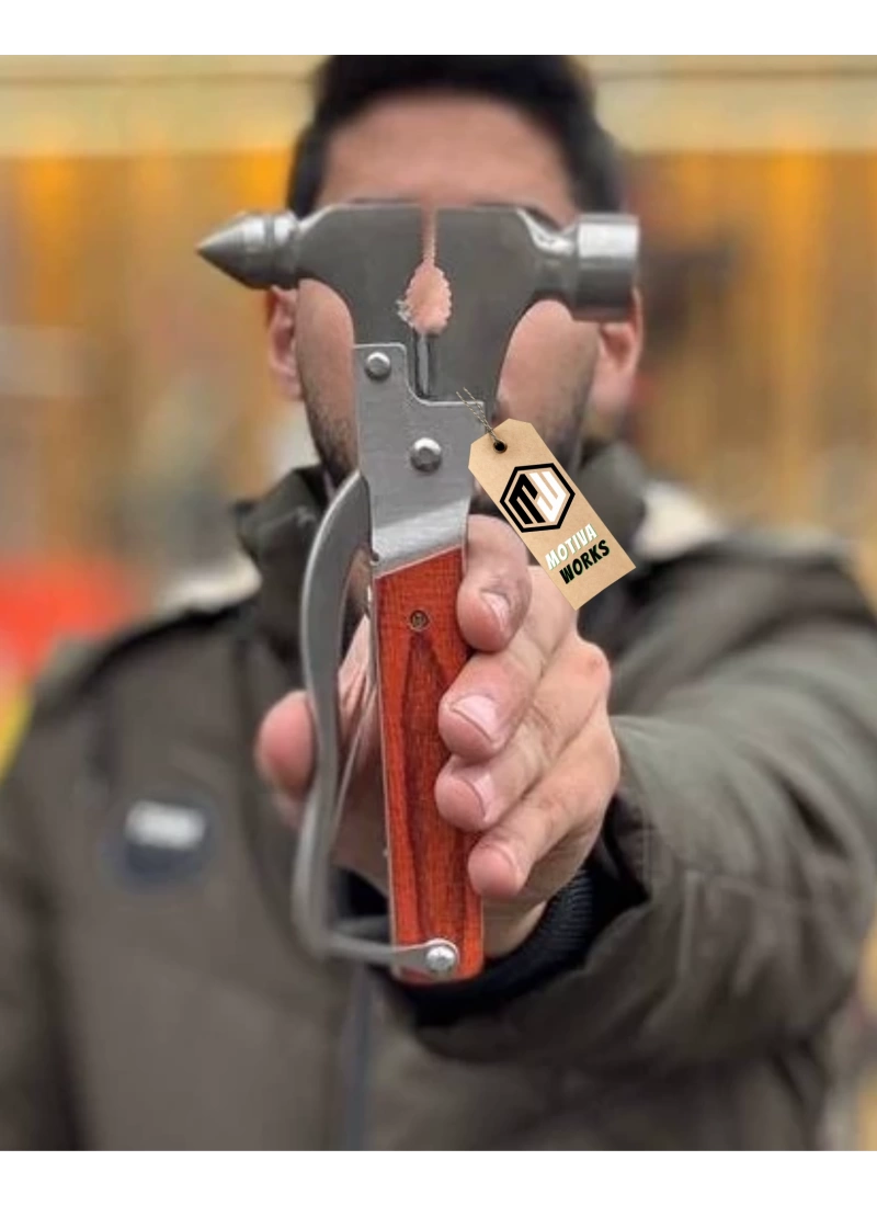 Multitool Çekiç Kırıcı Pense 19 Fonksiyonlu Çakı Yaşam Acil Durum Yaşam Seti