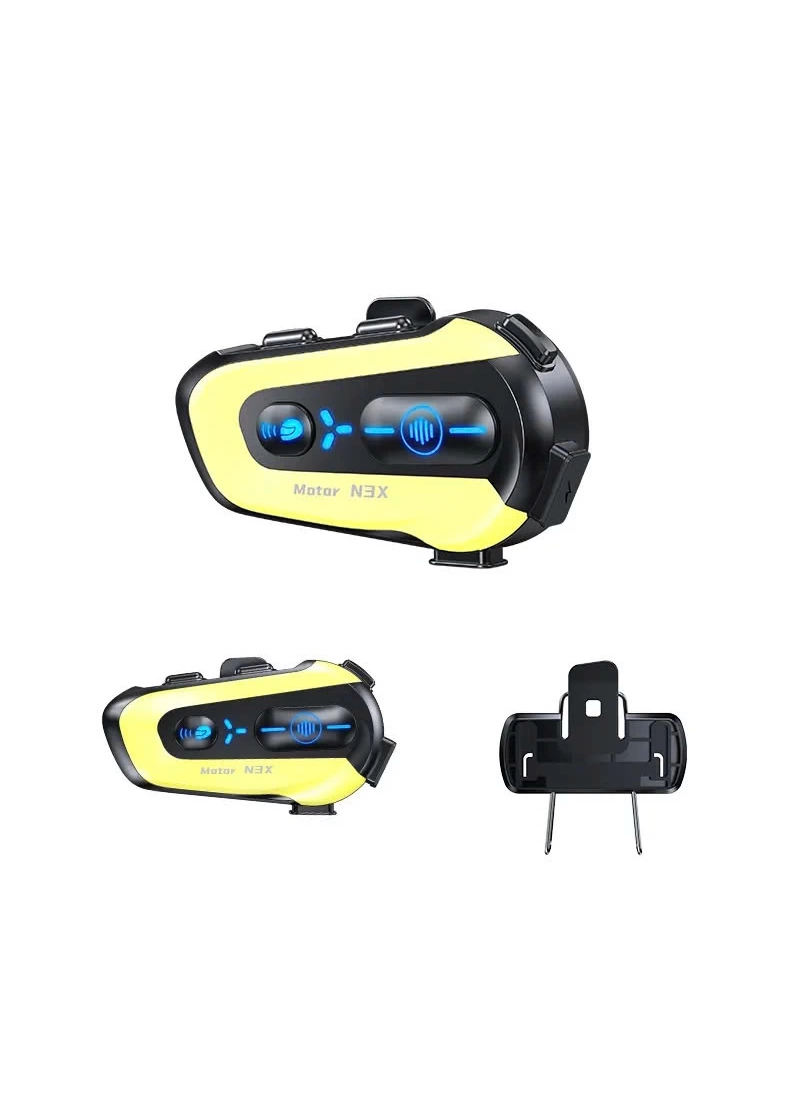 N3X Motosiklet Kask Bluetooth intercom Kulaklık – Bluetooth 5.4, IP56 Suya Dayanıklı, 1000mAh Uzun Ömürlü Batarya
