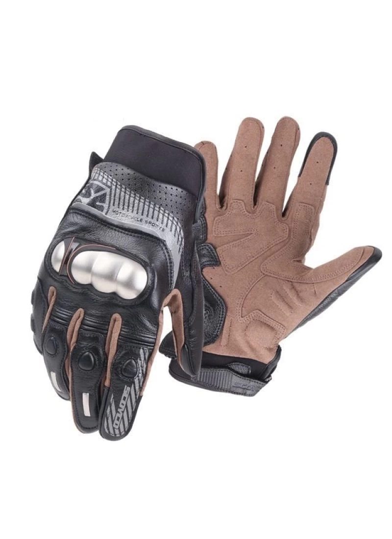 Scoyco MC60 Carbon Kevlar Deri Motosiklet Eldiveni