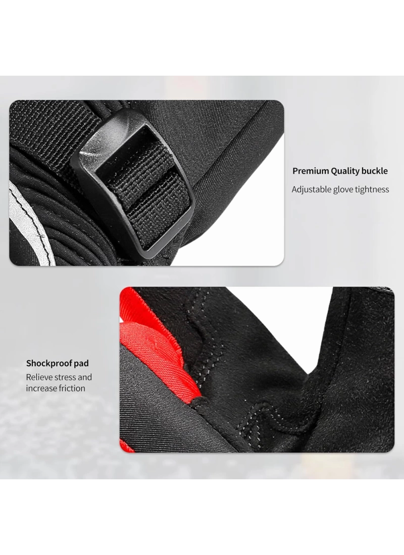 Scoyco MC83 WaterProof Kışlık Motosiklet Eldiveni Silecekli (Turuncu)