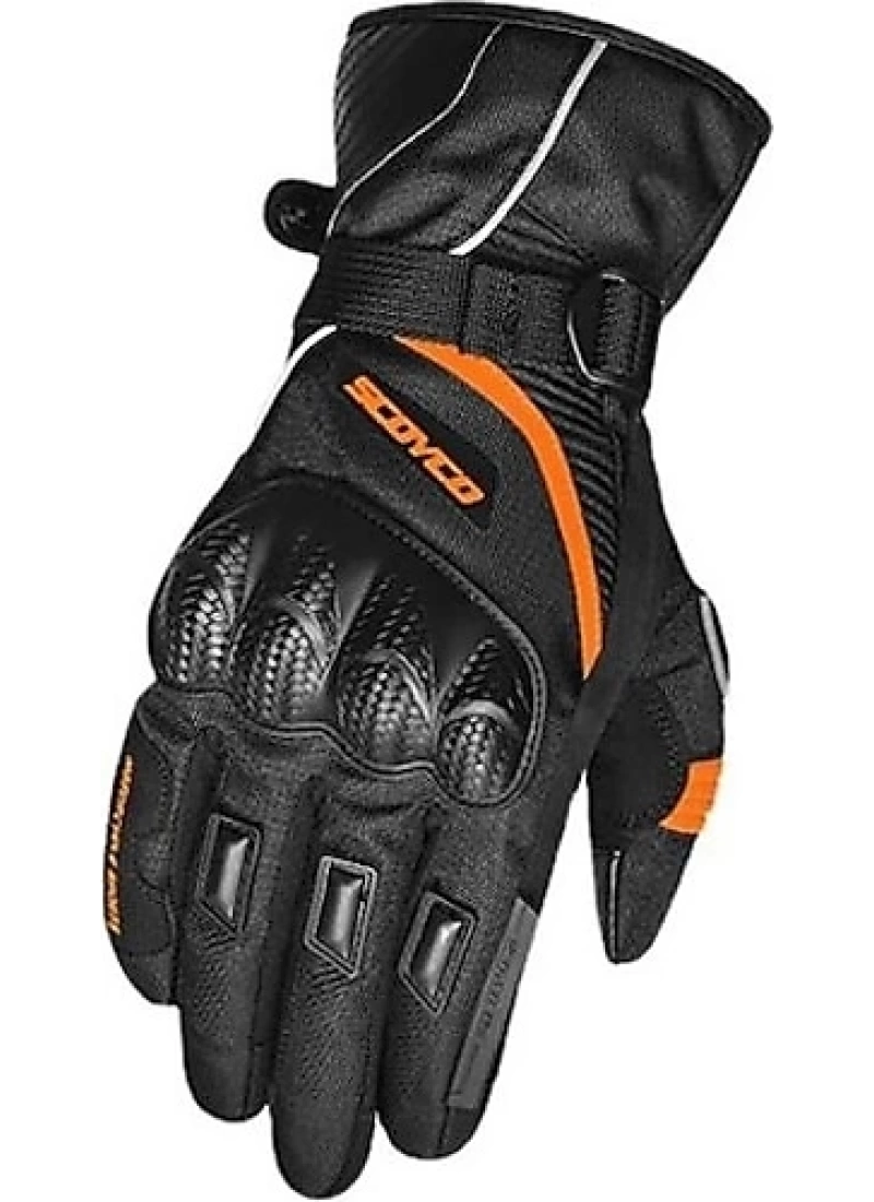 Scoyco MC83 WaterProof Kışlık Motosiklet Eldiveni Silecekli (Turuncu)