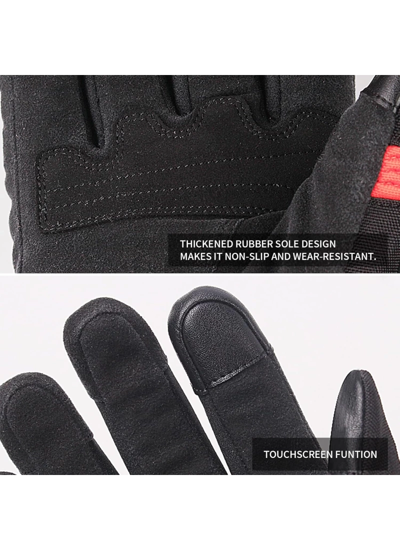 Scoyco MC83 WaterProof Kışlık Motosiklet Eldiveni Silecekli (Turuncu)