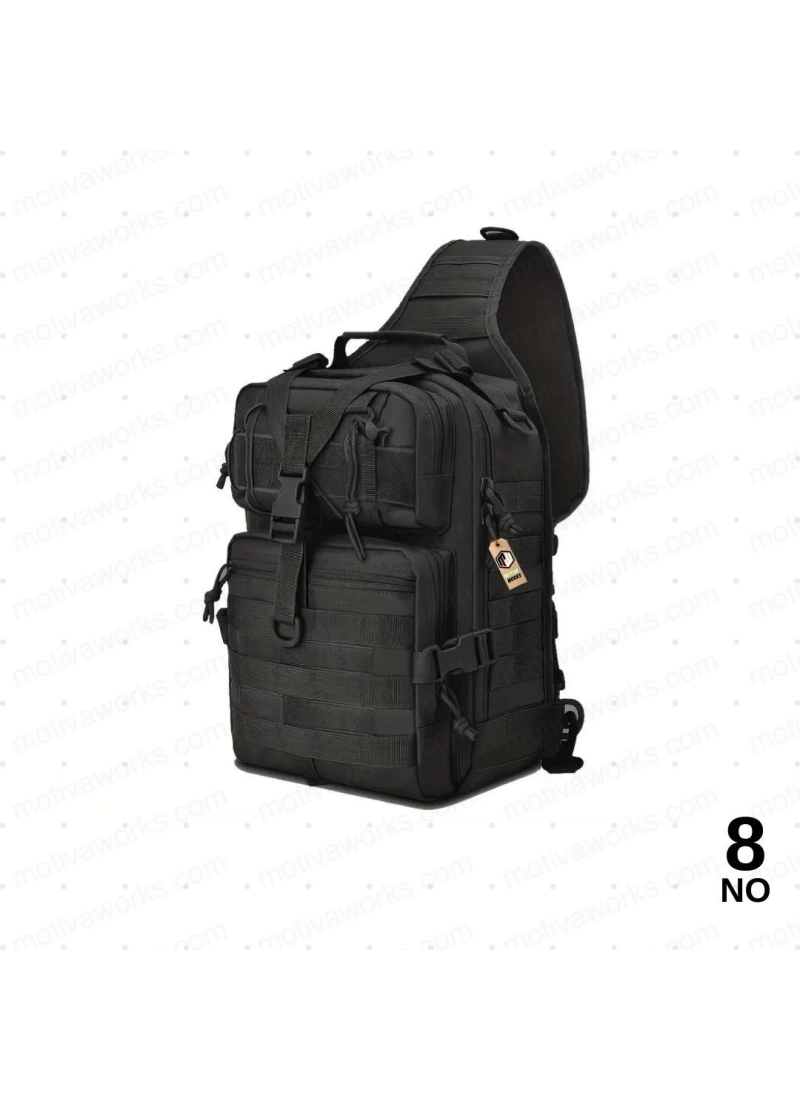 35CM Siyah 20 LT Taktik Omuz Çantası 14inc NO8