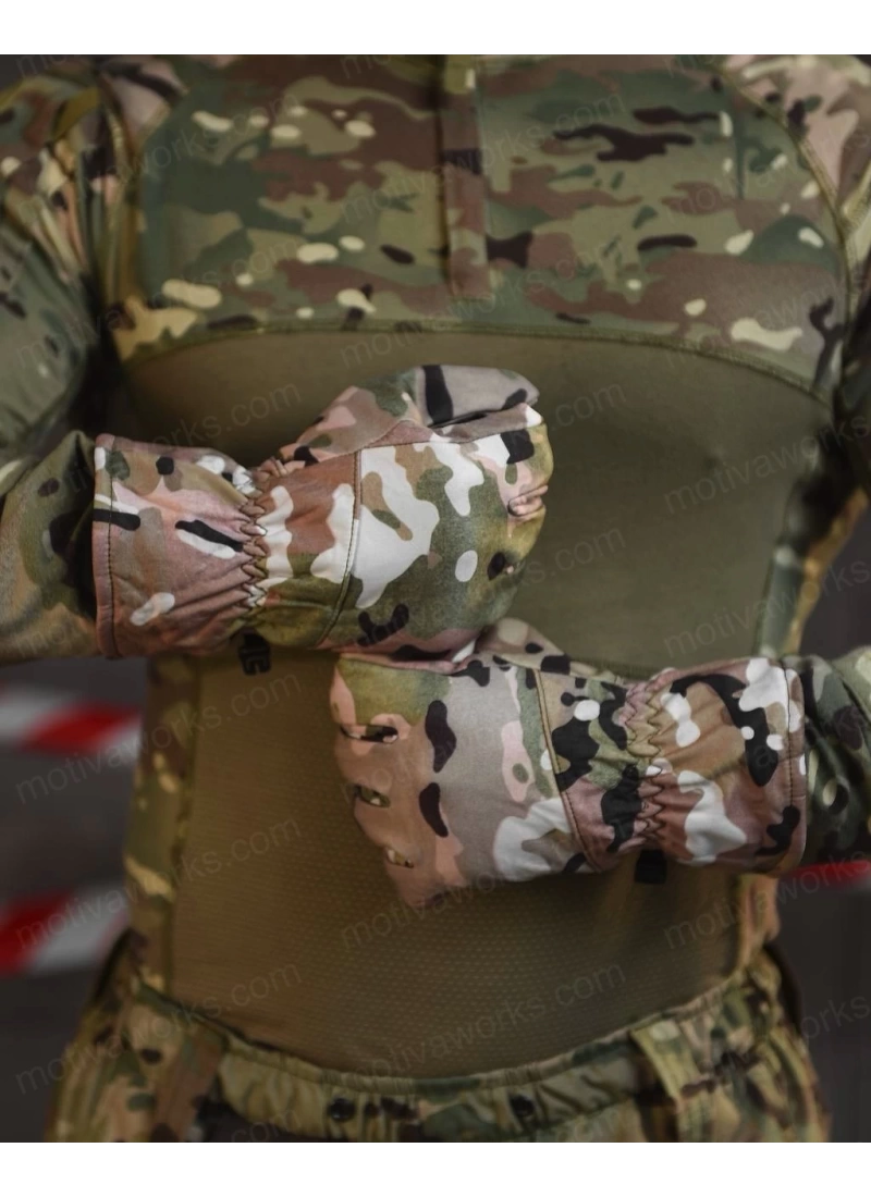Su Geçirmez Softshell Multicam Motosiklet Taktik Askeri Spor Kışlık Kar Balıkçı Eldiveni