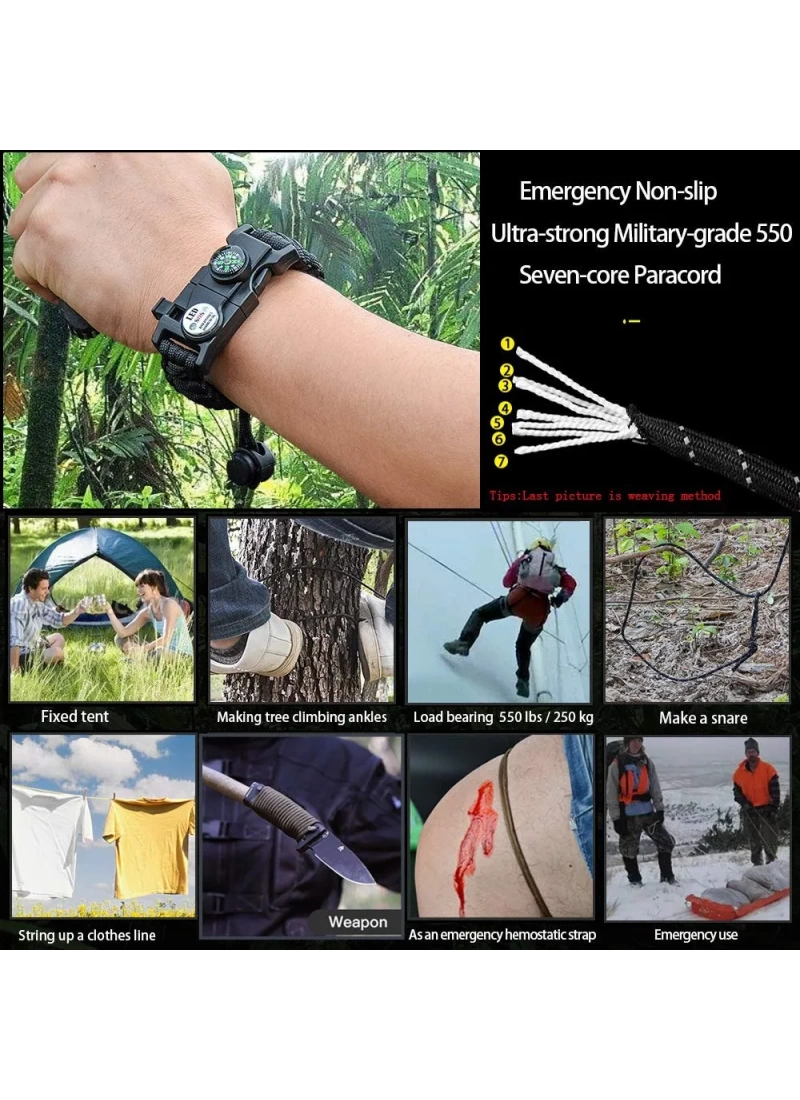 Survival Hayatta Kalma Bilekliği 12 Renk