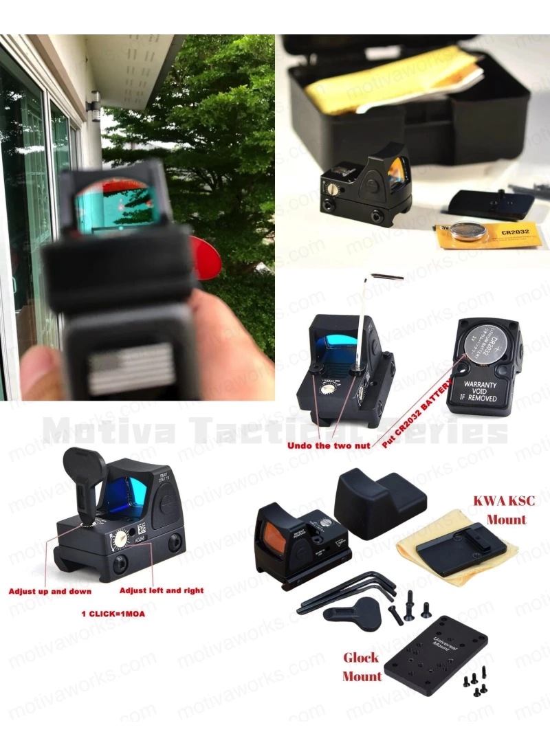 Pistol Reddot Sight 25MOA Red