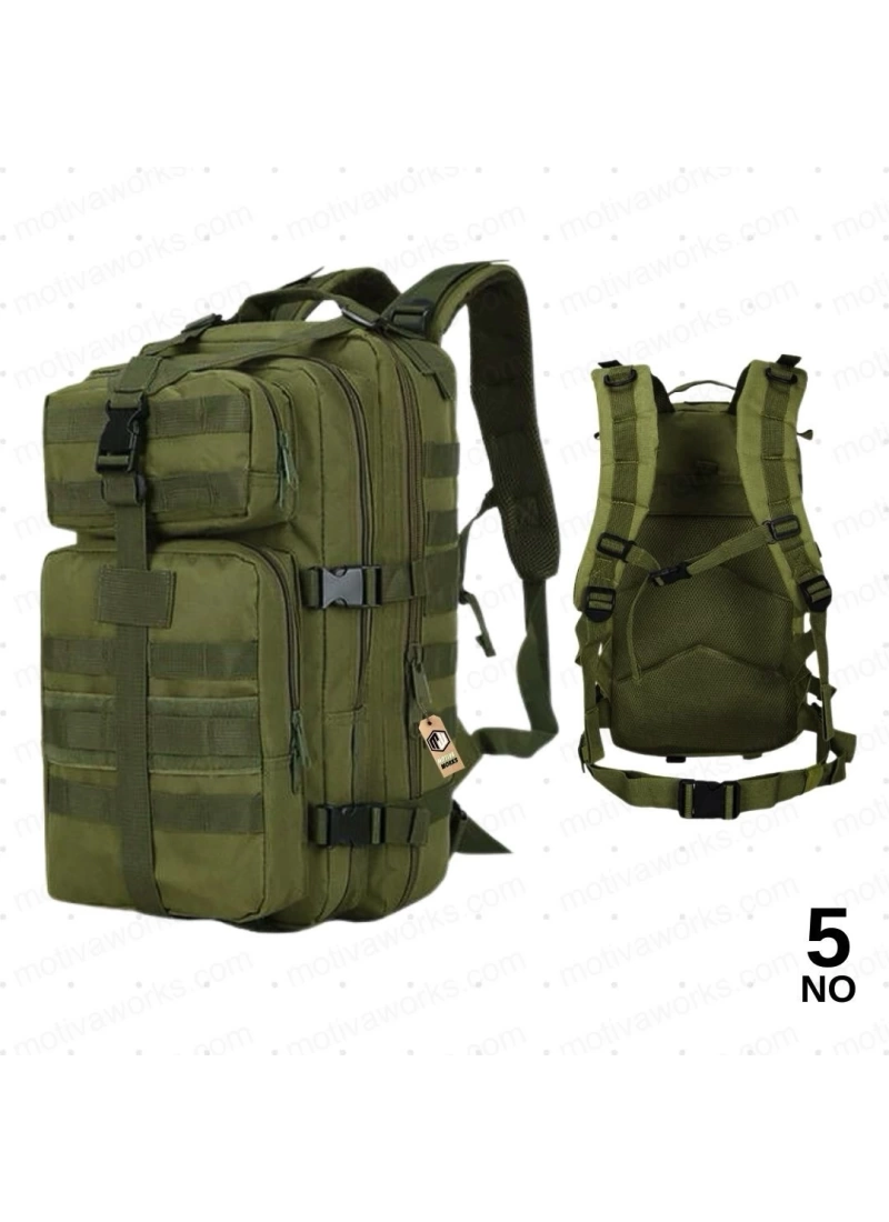 45CM Taktik Çanta 35 Litre Haki Yeşil Molle Tactical Çanta NO[5]