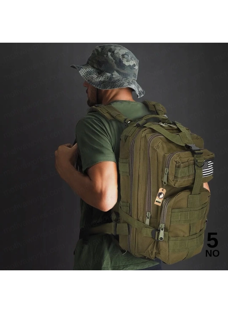 45CM Taktik Çanta 35 Litre Haki Yeşil Molle Tactical Çanta NO[5]