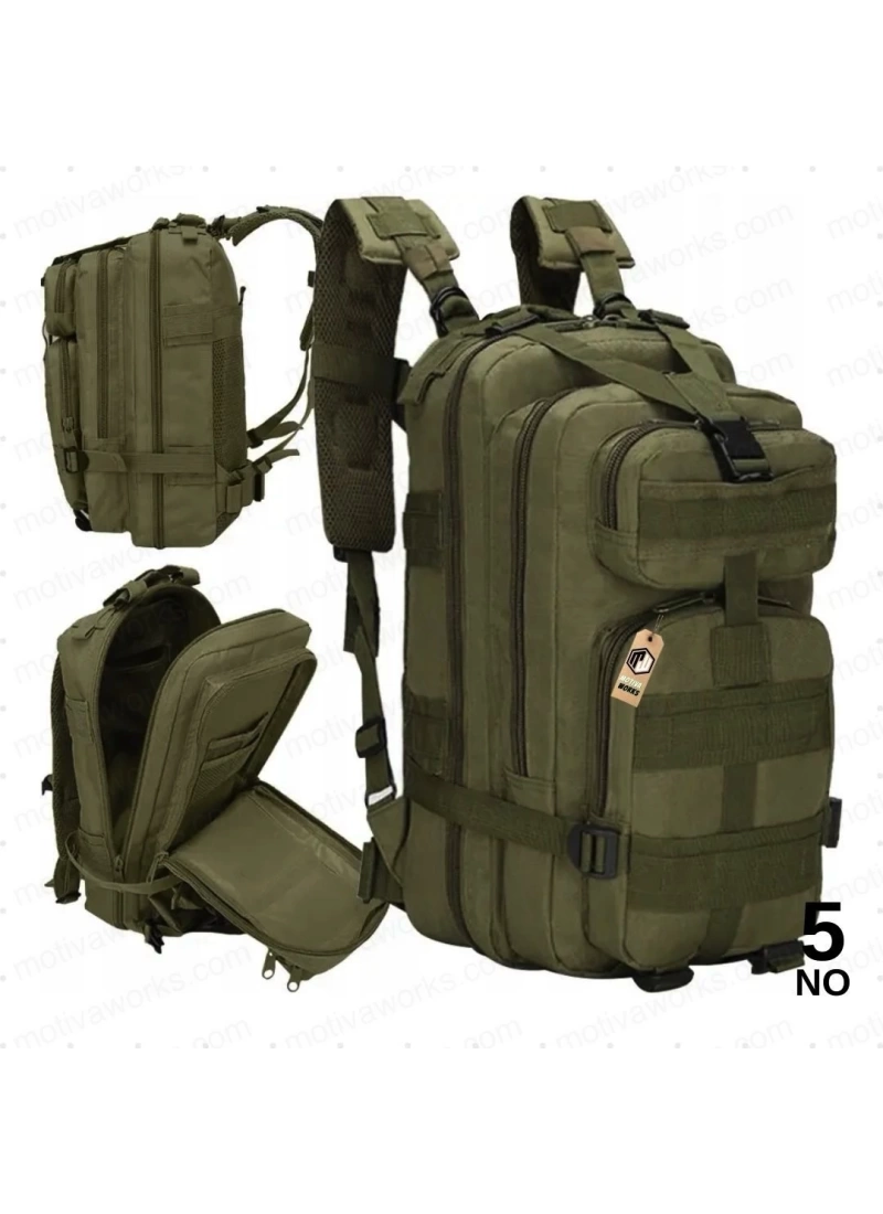 45CM Taktik Çanta 35 Litre Haki Yeşil Molle Tactical Çanta NO[5]
