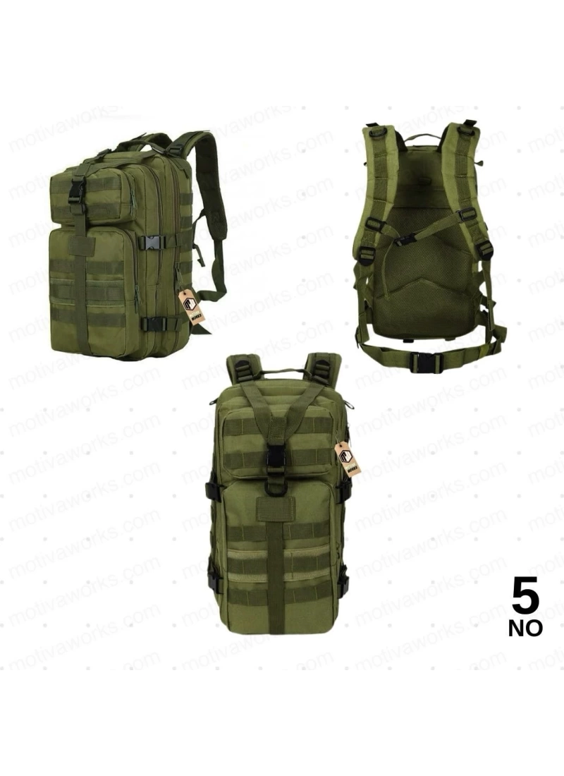 45CM Taktik Çanta 35 Litre Haki Yeşil Molle Tactical Çanta NO[5]