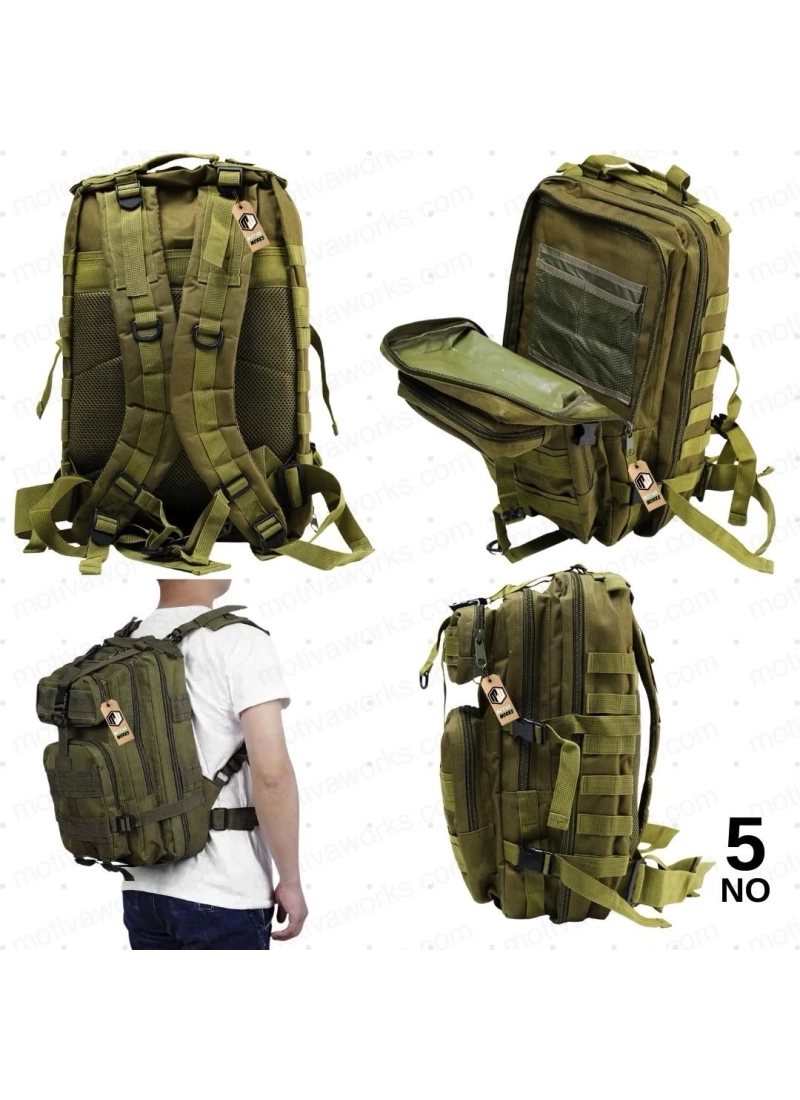 45CM Taktik Çanta 35 Litre Siyah Molle Tactical Çanta NO[5]