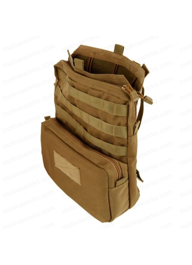 38CM Taktik Çöl Desert Molle Yelek Montajlı Çanta NO11