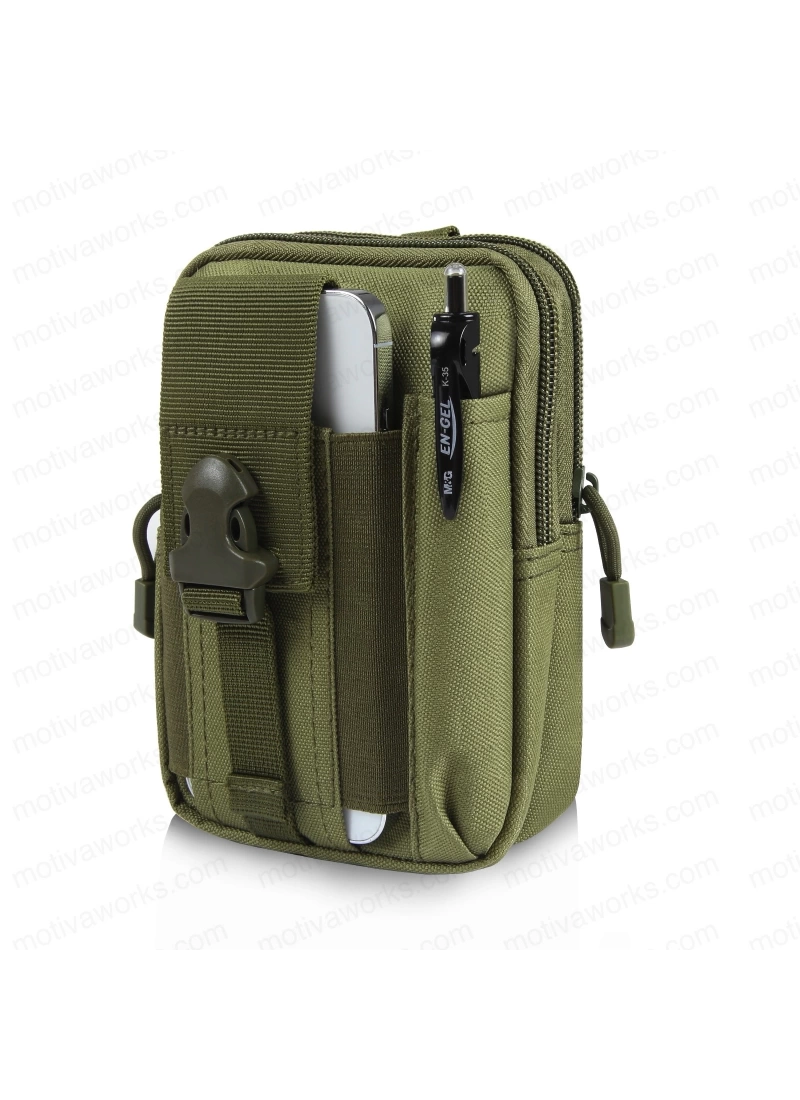 18CM Taktik Modüler Mini Haki Yeşil Göğüs Telefon Molle Çantası NO16