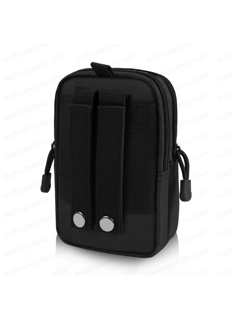 18CM Taktik Modüler Mini Siyah Göğüs Telefon Molle Çantası NO16