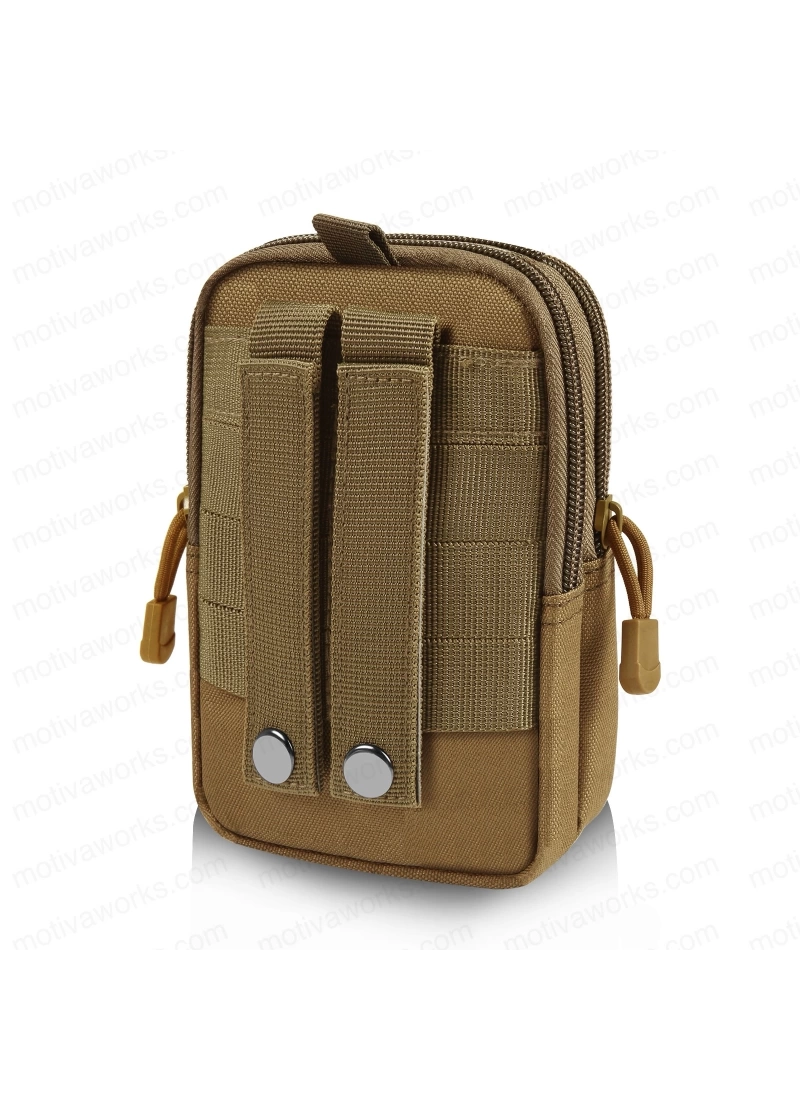 18CM Taktik Modüler Mini Tan Desert Göğüs Telefon Molle Çantası NO16