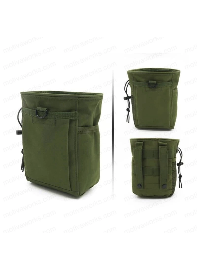 19CM Taktik Molle Askeri Airsoft Avcılık Dağcılık Haki Yeşil Çanta Çok Amaçlı Torba