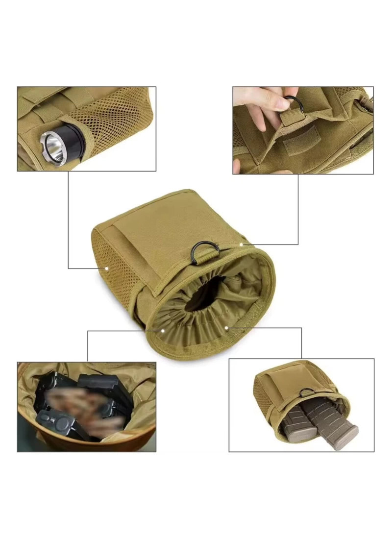 19CM Taktik Molle Askeri Airsoft Avcılık Dağcılık Çöl Desert Çanta Çok Amaçlı Torba