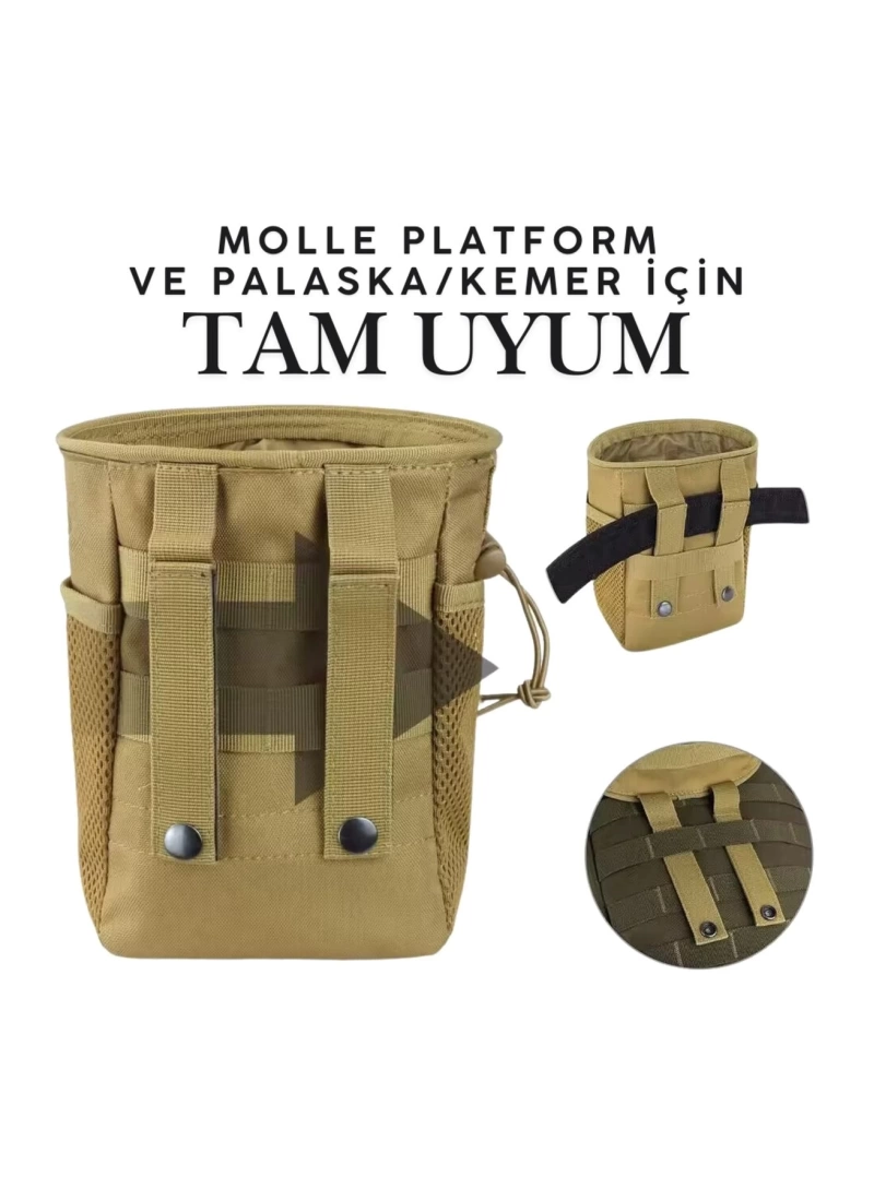 19CM Taktik Molle Askeri Airsoft Avcılık Dağcılık Çöl Desert Çanta Çok Amaçlı Torba