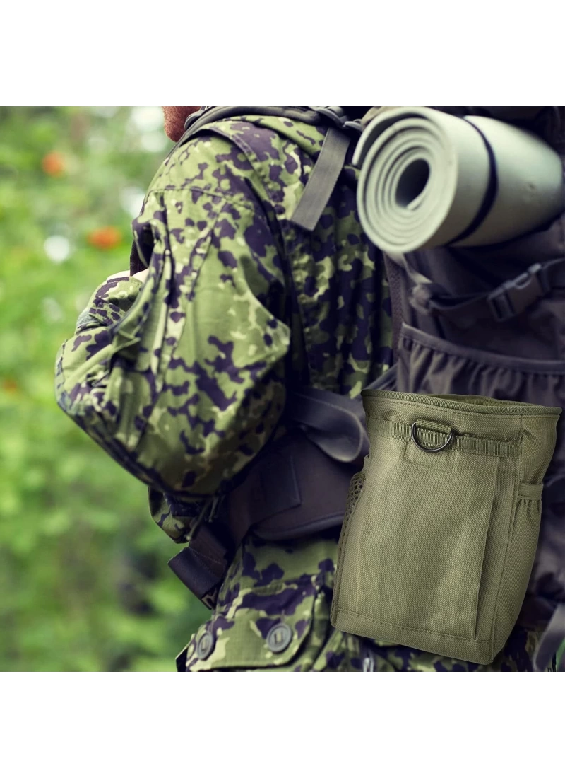 19CM Taktik Molle Askeri Airsoft Avcılık Dağcılık Haki Yeşil Çanta Çok Amaçlı Torba