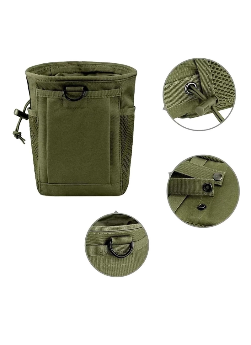 19CM Taktik Molle Askeri Airsoft Avcılık Dağcılık Haki Yeşil Çanta Çok Amaçlı Torba