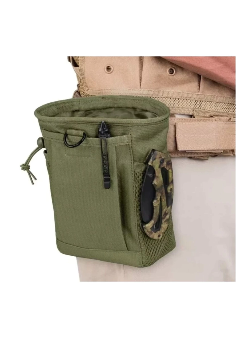 19CM Taktik Molle Askeri Airsoft Avcılık Dağcılık Haki Yeşil Çanta Çok Amaçlı Torba